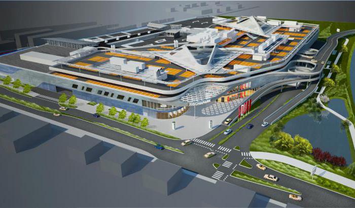Визуализация спроектированного торгового центра